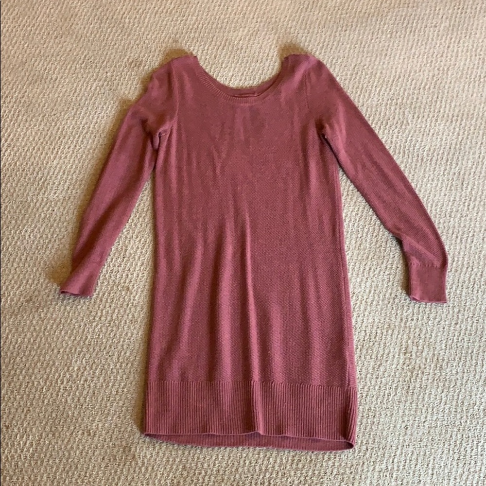 Long sleeve sweater dress